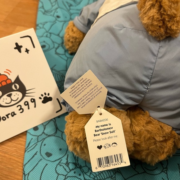 Authentic Jellycat Bartholomew Bear in Snow Suit, medium size. - Picture 4 of 4